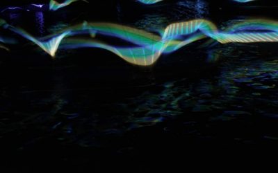 Light Painting from Canoes!